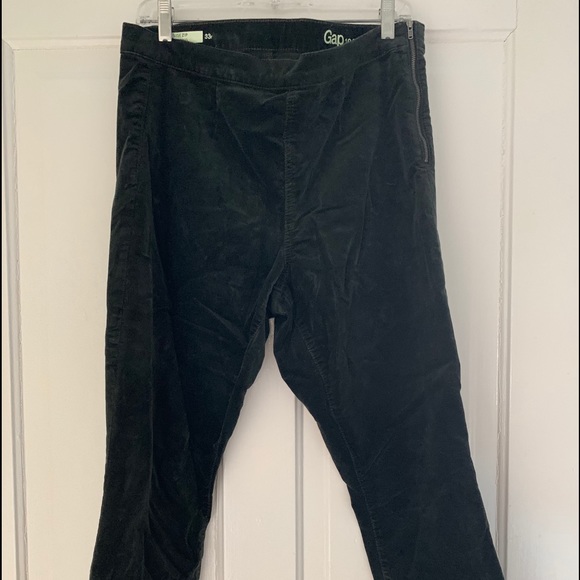 GAP Emerald Green Velvet Skinny Pant- 33 - Picture 5 of 5